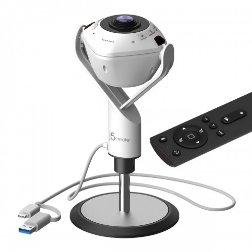 j5create 360° AI untestützte Webcam mit Lautsprecher, Mikrofon image 1
