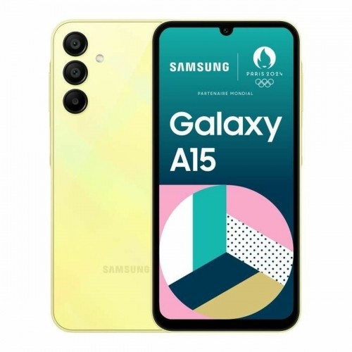 Смартфон Samsung Galaxy A15 SM-A155FZYDEUB MediaTek Helio G99 4 GB RAM 128 Гб Жёлтый image 1