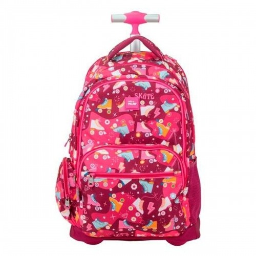 Школьный рюкзак с колесиками Milan Розовый 52 x 34,5 x 23 cm image 1