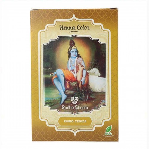 Semi-permanent Colourant Henna Radhe Shyam Shyam Henna Ash Blonde (100 g) image 1