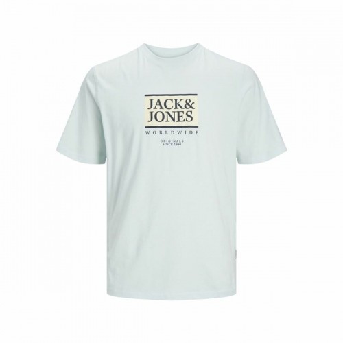 Vīriešu Krekls ar Īsām Piedurknēm Jack & Jones Lafayette Box Gaiši Zils image 1