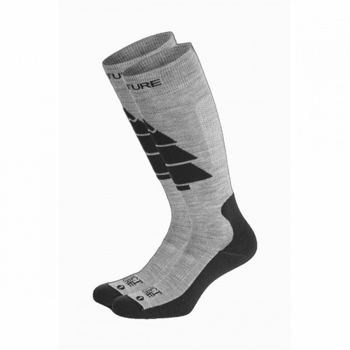 Sports Socks Picture  Wooling Ski Black/Grey Dark grey image 1