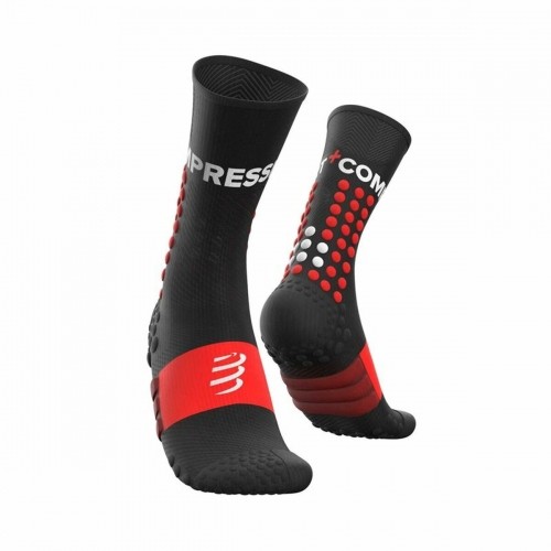 Sporta zeķes Compressport Ultra Trail Melns/Sarkans Melns image 1