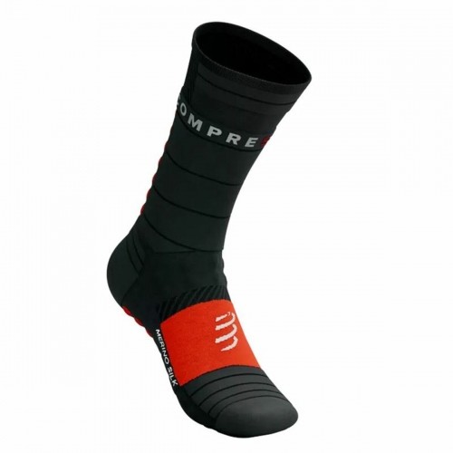 Sports Socks Compressport Pro Racing Red Black image 1