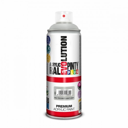Spray paint Pintyplus Evolution RAL 7035 Light grey 400 ml Matt image 1