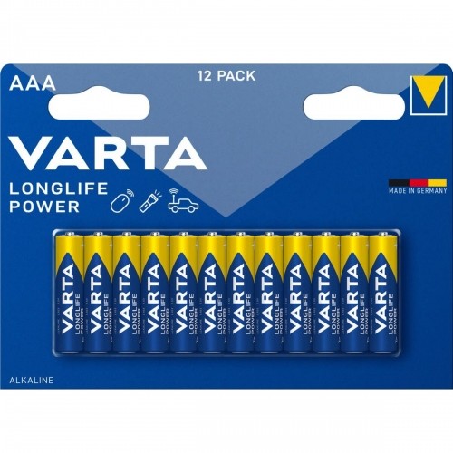 Alkaline Batteries Varta Longlife Power AAA LR03 1,5 V (12 Units) image 1