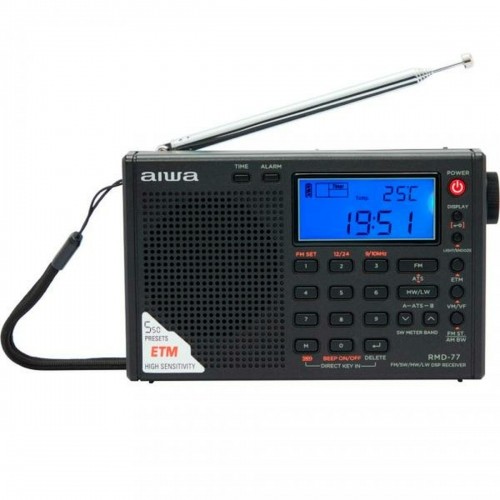 Radio Aiwa RMD77 Melns image 1