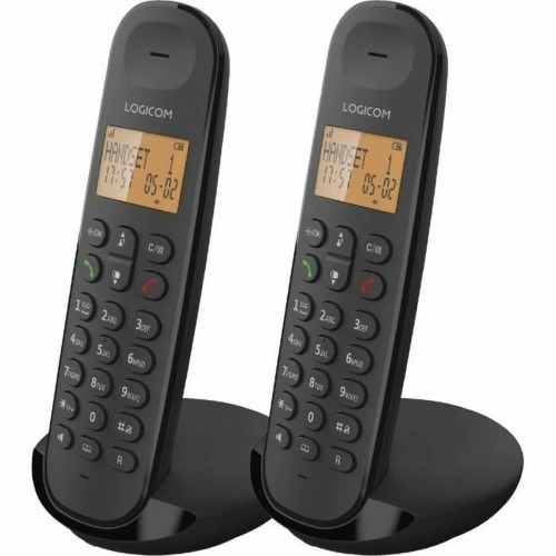 Fiksētais Telefons Logicom DECT ILOA 250 DUO Melns image 1