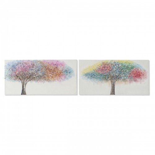 Painting Home ESPRIT Tree Modern 120 x 3 x 60 cm (2 Units) image 1