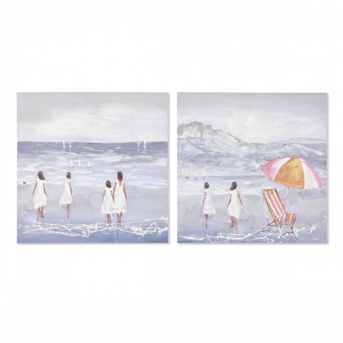 Painting Home ESPRIT Kids 80 x 3 x 80 cm (2 Units) image 1