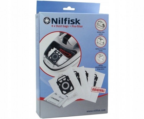 Nilfisk Elite hoover bags 107412688 4 pcs. image 1