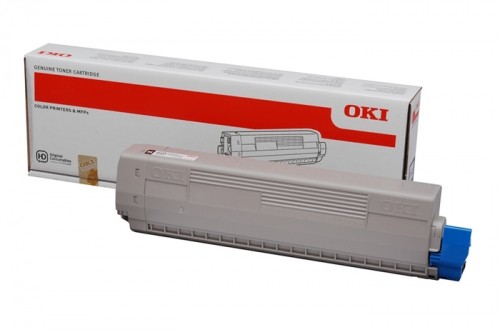 Original Toner Black OKI C532, C542, MC563, MC573 (46490608) image 1