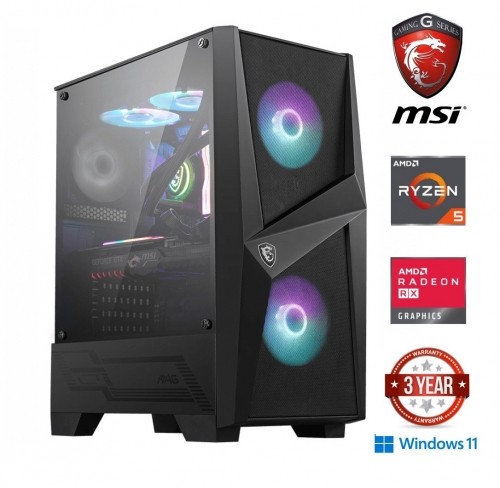 Mdata Gaming Ryzen 5 7600 32GB 1TB SSD NVME RX 7800 XT Windows 11 image 1