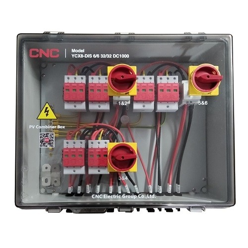 CNC PV Combiner Box, DC 6in-6out, IP66 image 1