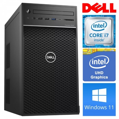 DELL 3630 Tower i7-8700K 64GB 512SSD M.2 NVME WIN11Pro image 1