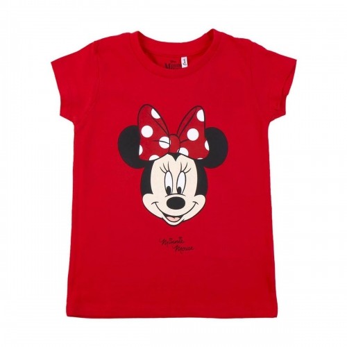 Детский Футболка с коротким рукавом Minnie Mouse Красный image 1