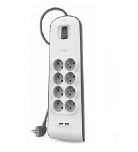 Belkin BSV804ca2M White 8 AC outlet(s) 2 m image 1