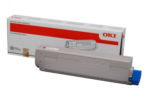 Original Toner Magenta OKI C532, C542, MC563, MC573 (46490606) image 1