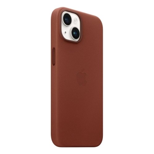 MPPD3ZM|A Apple Leather Magsafe Cover for iPhone 14 Plus Umber (Damaged Package) image 1