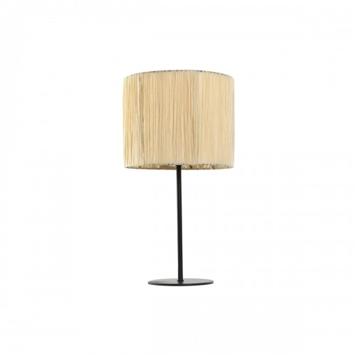Настольная лампа Home ESPRIT Коричневый Чёрный Рафия Железо 50 W 220 V 25 x 25 x 47 cm image 1