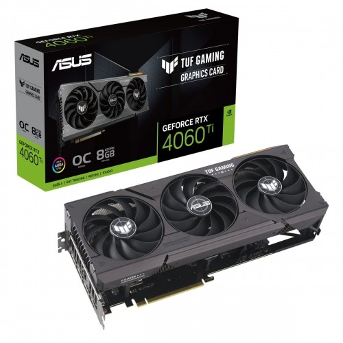 ASUS TUF Gaming GeForce RTX 4060 Ti OC Grafikkarte - 8GB GDDR6, 1x HDMI, 3x DP image 1