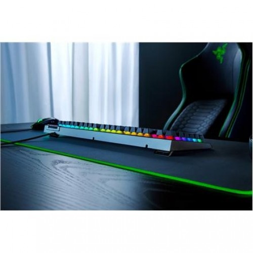 Razer | BlackWidow V4 X | RGB | Gaming keyboard | Wired | RU | Black | Yellow Switch image 1