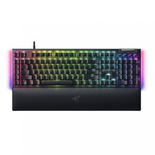 Razer | BlackWidow V4 | Gaming keyboard | Wired | RU | Black | Yellow Switch image 1