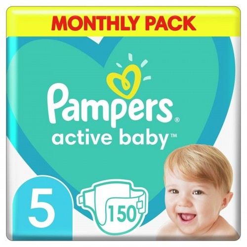 Disposable nappies Pampers                                 5 (150 Units) image 1