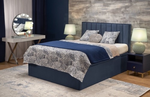 Halmar ASENTO 160 bed, dark blue -ELEMENT #13 image 1