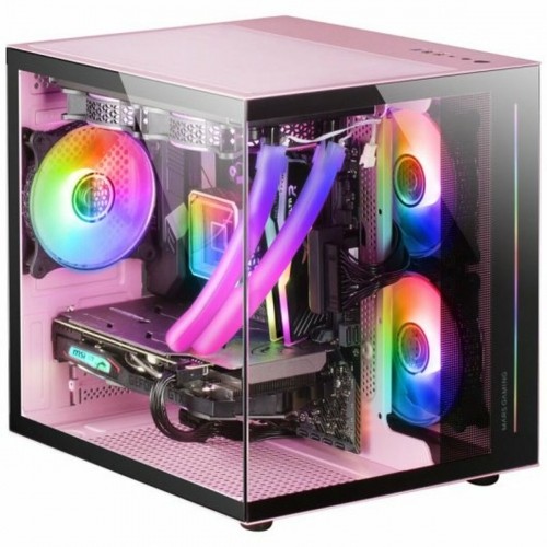 ATX Semi-tower Box Mars Gaming MC-VIEW Pink image 1