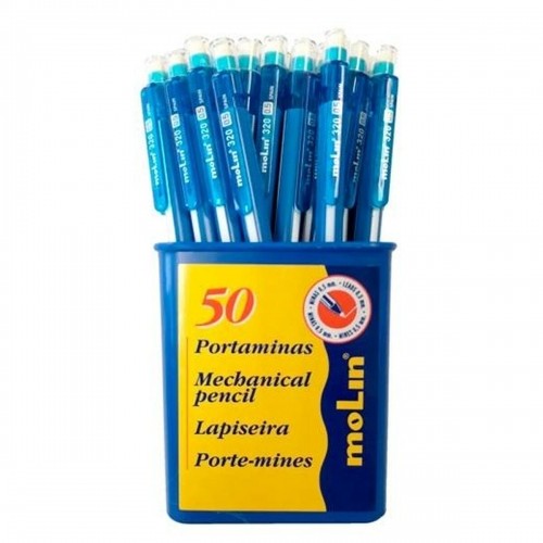 Mechanical pencil set Molin Blue 0,5 mm (50 Pieces) image 1
