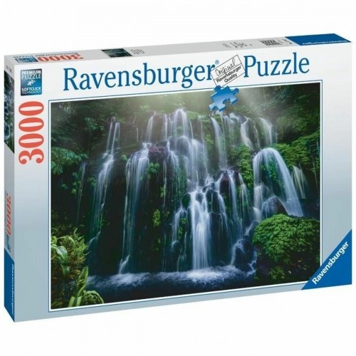 Puzle un domino komplekts Ravensburger Chutes d'eau, Bali  Paysage et nature 3000 Daudzums image 1