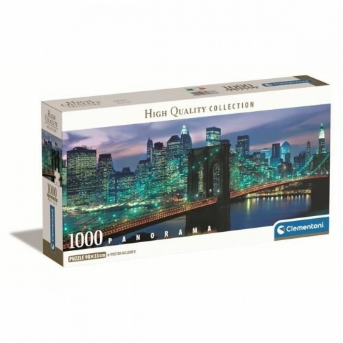 Puzle un domino komplekts Clementoni Panorama New York 1000 Daudzums image 1
