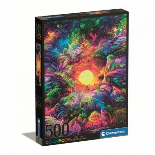 Головоломка Clementoni Colorboom Psychedelic Jungle 500 Предметы image 1