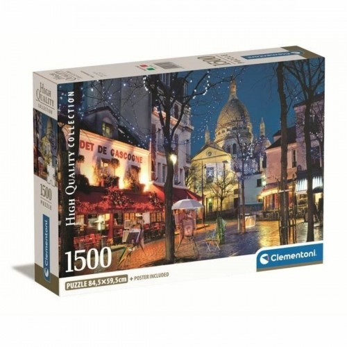 Головоломка Clementoni Paris Montmartre 1500 Предметы image 1
