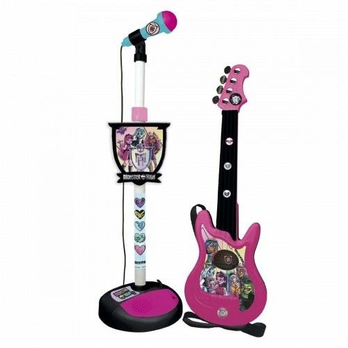 Spēļu Ģitāra Mazuļiem Monster High Karaoke Mikrofonu image 1