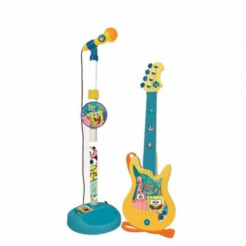 Spēļu Ģitāra Mazuļiem Spongebob Karaoke Mikrofonu image 1