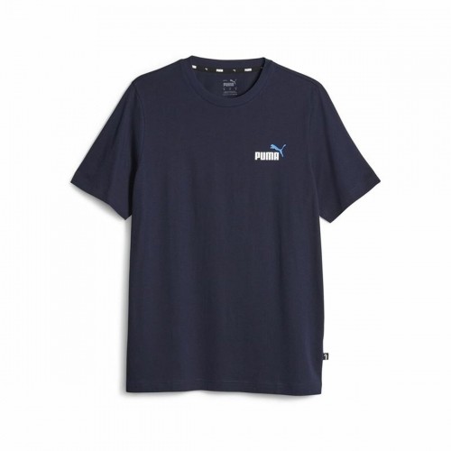 Men’s Short Sleeve T-Shirt Puma  Ess+ 2 Col Small Log image 1