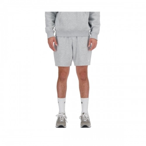 Спортивные мужские шорты New Balance ESSENTIALS FRENCH TERY SHORT 7 MS41520  Серый image 1