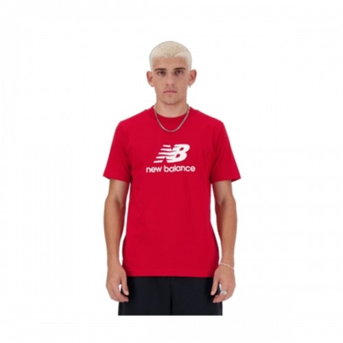 Men’s Short Sleeve T-Shirt New Balance  LOGO MT41502 TRE Red image 1