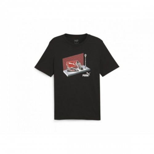 Футболка с коротким рукавом мужская Puma NEAKER BOX TEE 680175 01 Чёрный image 1