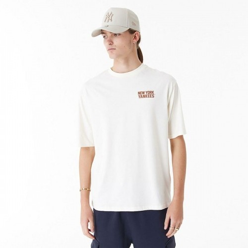 Men’s Short Sleeve T-Shirt New Era  WORDMARK OS TEE NEYYAN 60435536  White image 1