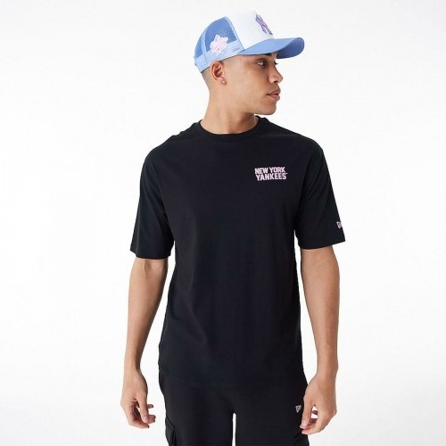 Men’s Short Sleeve T-Shirt New Era  WORDMARK OS TEE NEYYAN 60435524  Black image 1