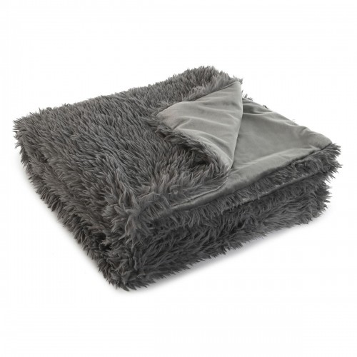 Blanket Home ESPRIT Grey 130 x 170 cm image 1