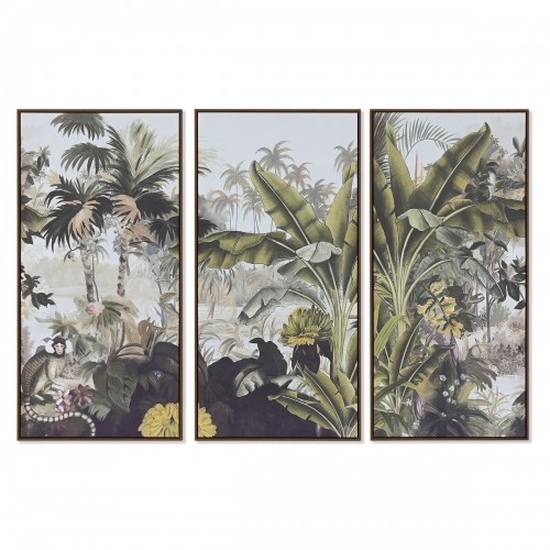 3 attēlu komplekts Home ESPRIT Tropiskais 180 x 4 x 120 cm (3 Daudzums) image 1