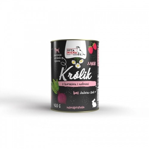 SYTA MICHA Rabbit with beetroot - wet dog food - 400 g image 1