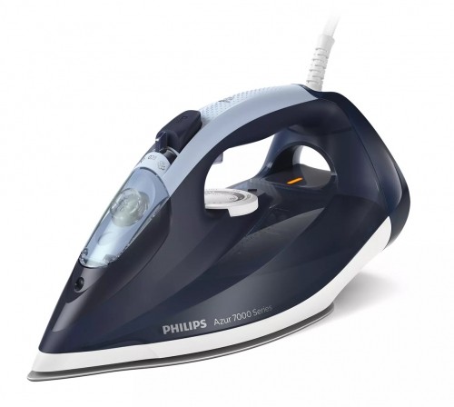 Philips 7000 series DST7030/20 iron Dry & Steam iron SteamGlide Plus soleplate 2800 W Blue image 1