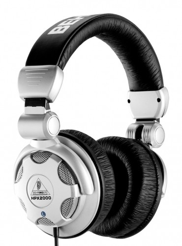 Behringer HPX2000 headphones/headset Wired Music Black, Silver image 1