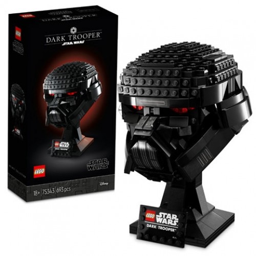 LEGO 75343 Dark Trooper Helmet Konstruktors image 1