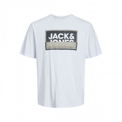 Футболка с коротким рукавом мужская Jack & Jones COLOGAN TEE SS 12253442  Белый image 1